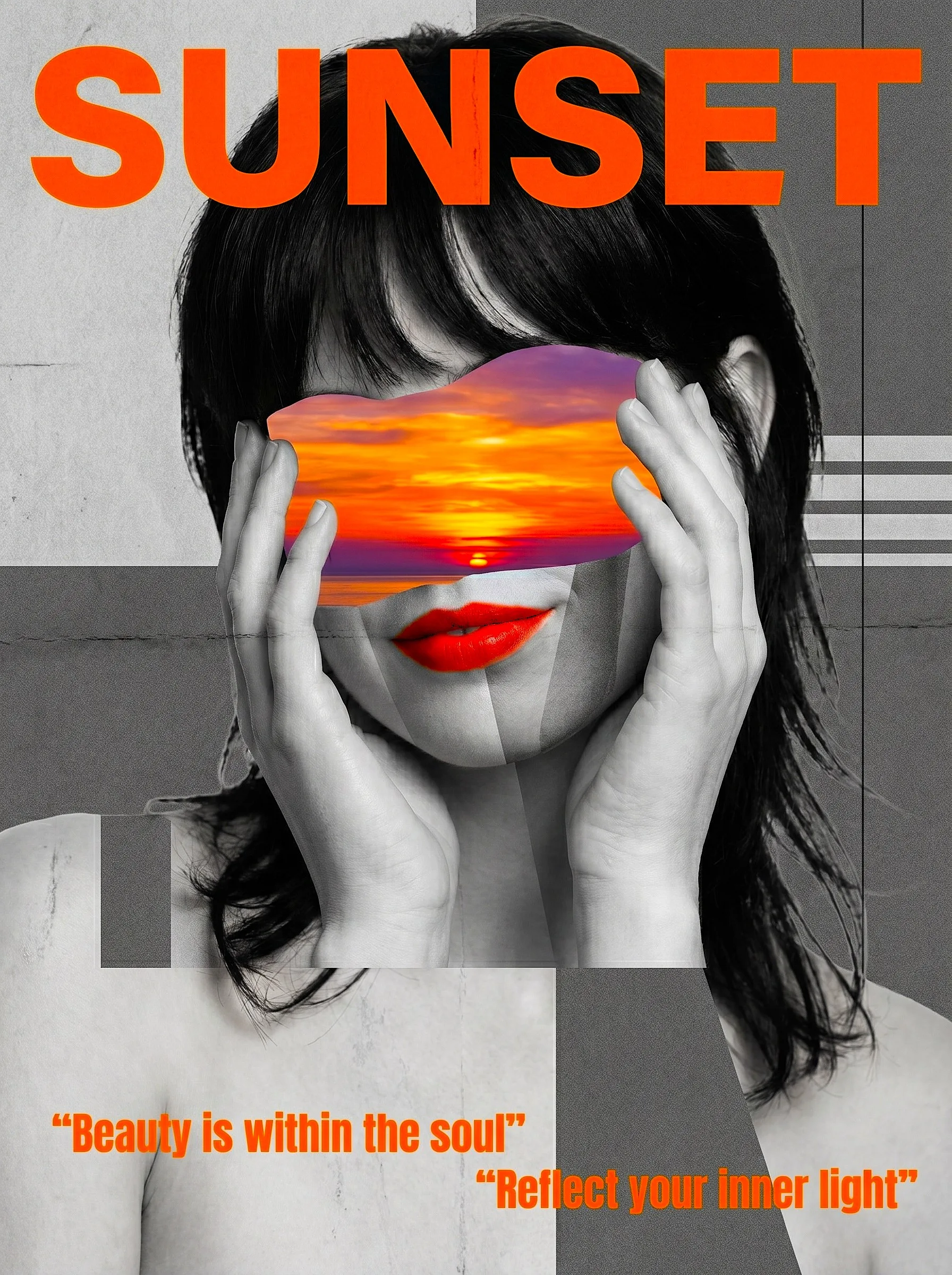 Portada de revista con diseño editorial profesional